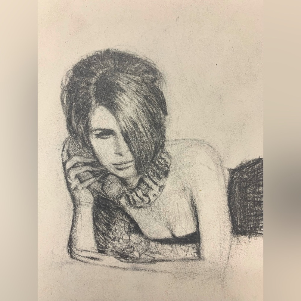 Lana Del Rey Drawing by Harley Rose